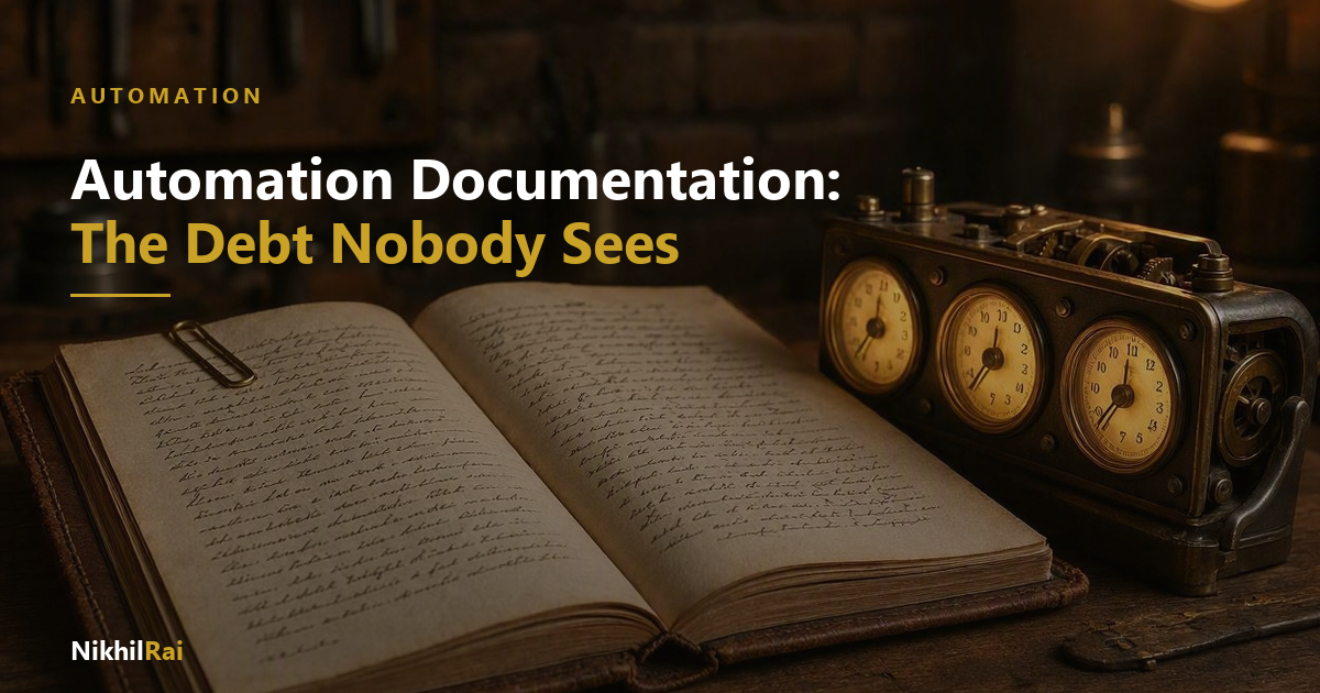 Automation Documentation: Why Nobody Can Explain What the Bot Does