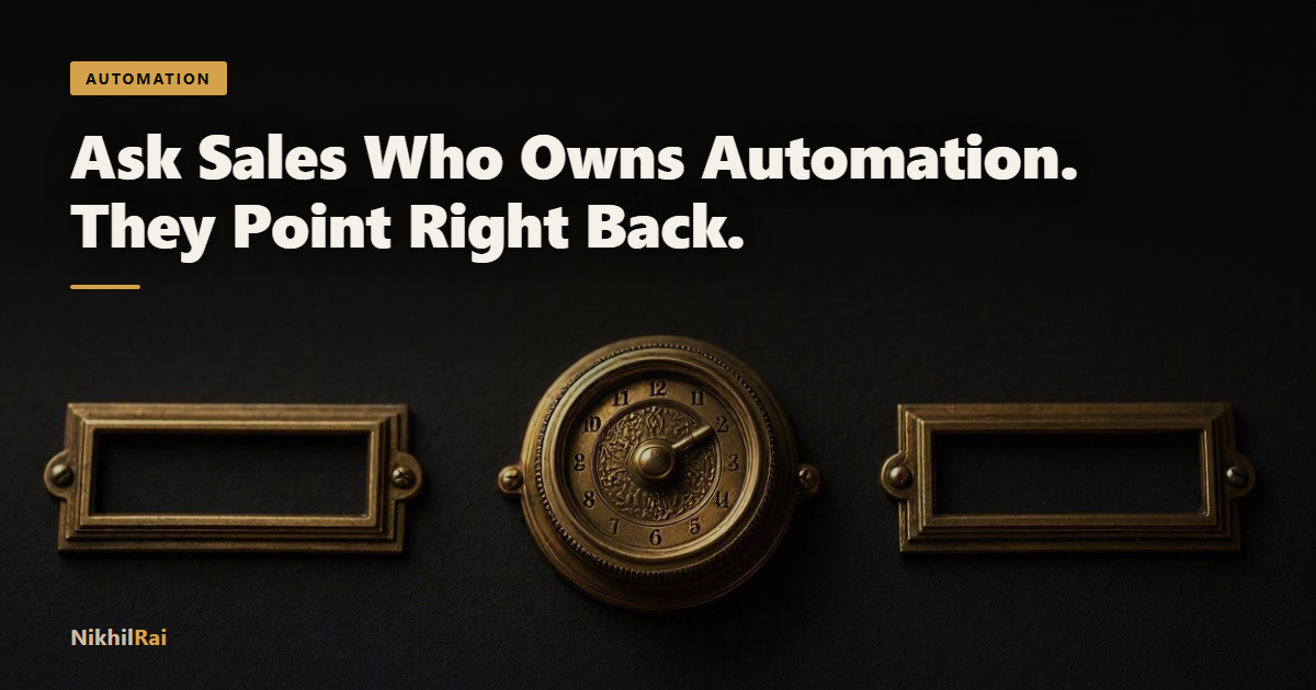 Sales Automation vs Marketing Automation: Where the Line Actually Is
