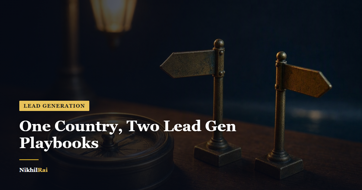 B2B Lead Generation in India: Selling Locally vs Selling Abroad