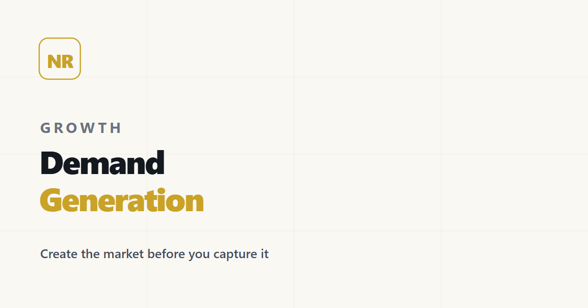 Demand Generation: A Practical Playbook for Pipeline
