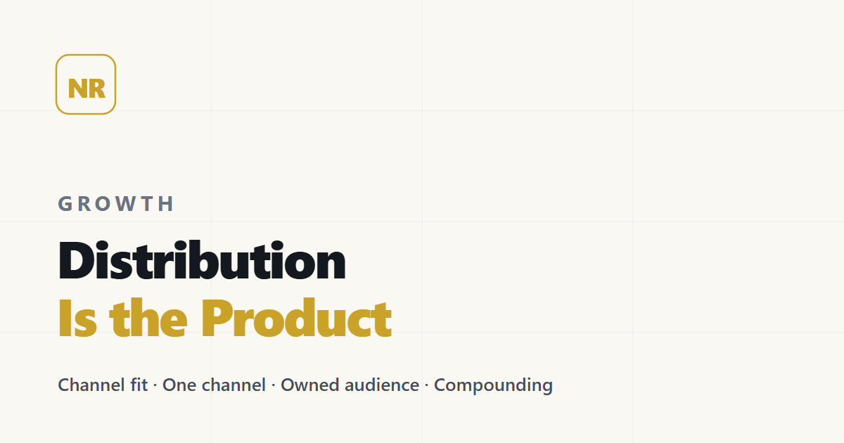 Distribution Is the Product