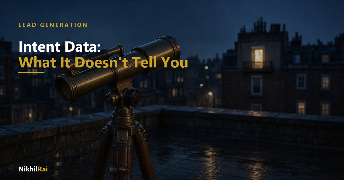 Intent Data: What It Actually Tells You (and What It Doesn't)