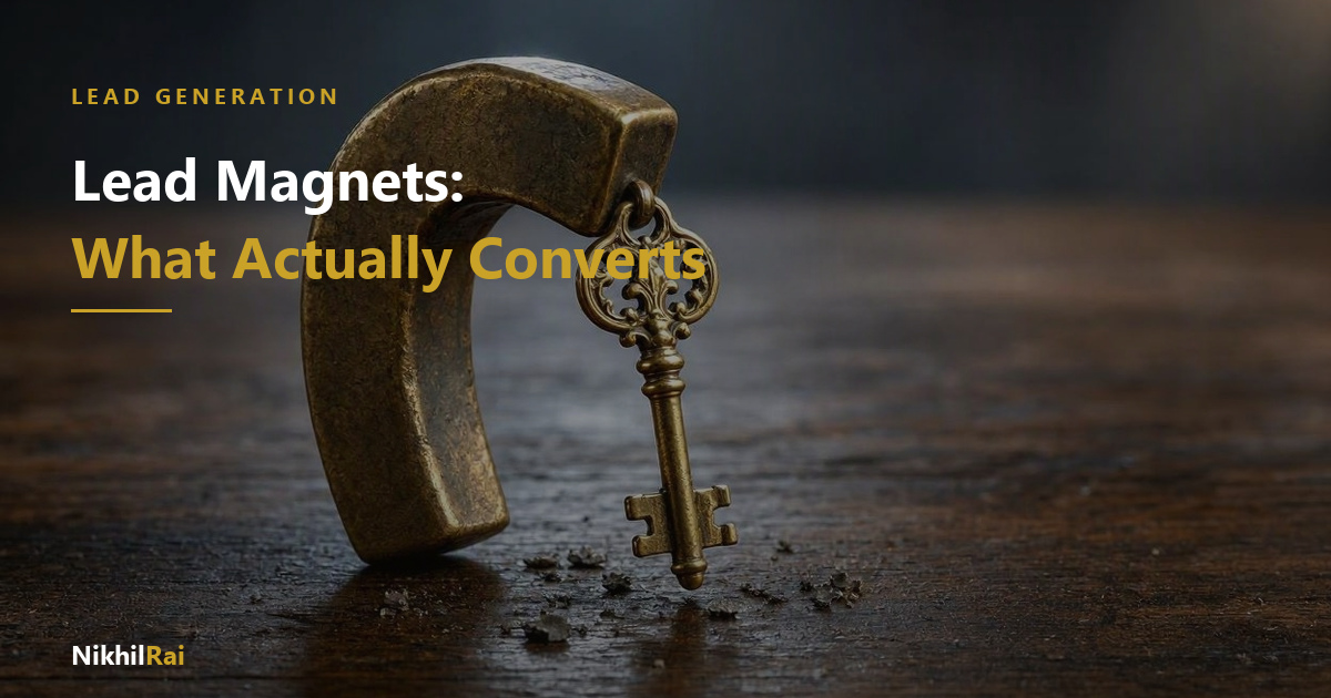 Lead Magnets: What Actually Converts vs. What Collects Dust