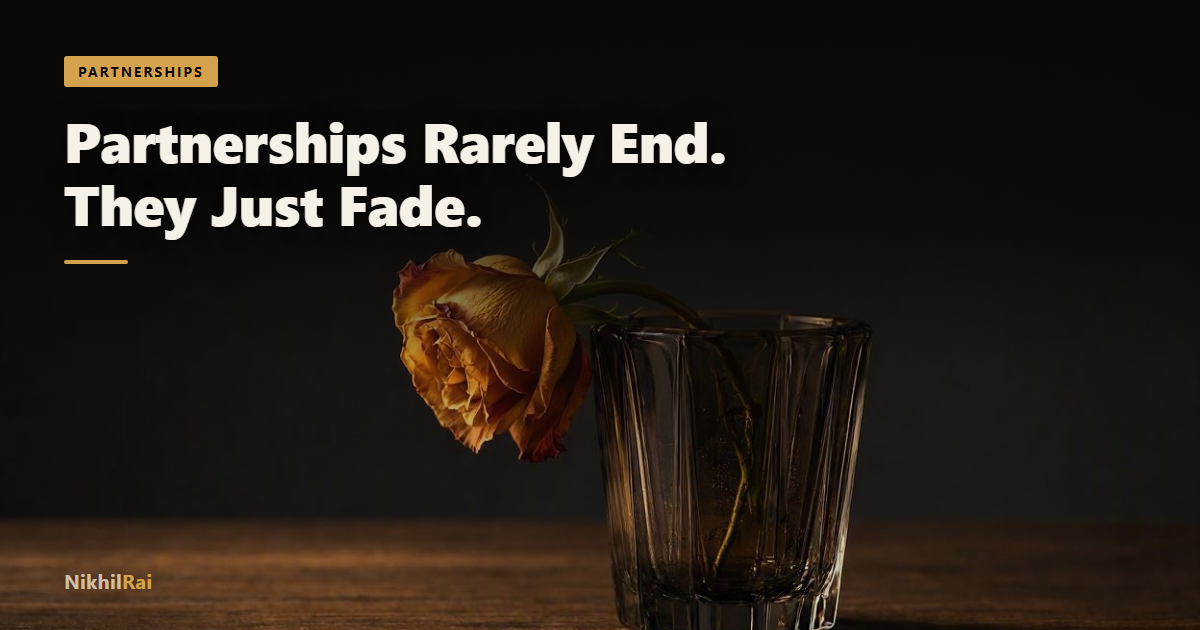 How to End a Partnership That Isn't Working