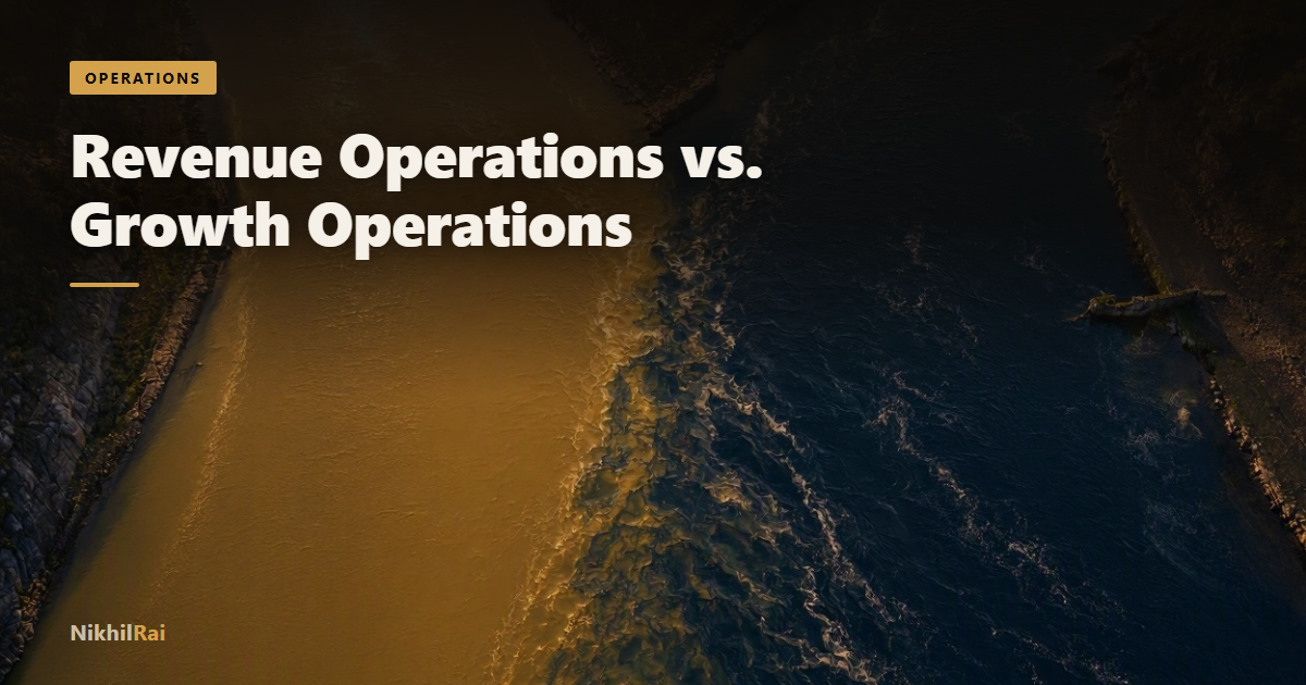 Revenue Operations vs. Growth Operations: What's the Difference